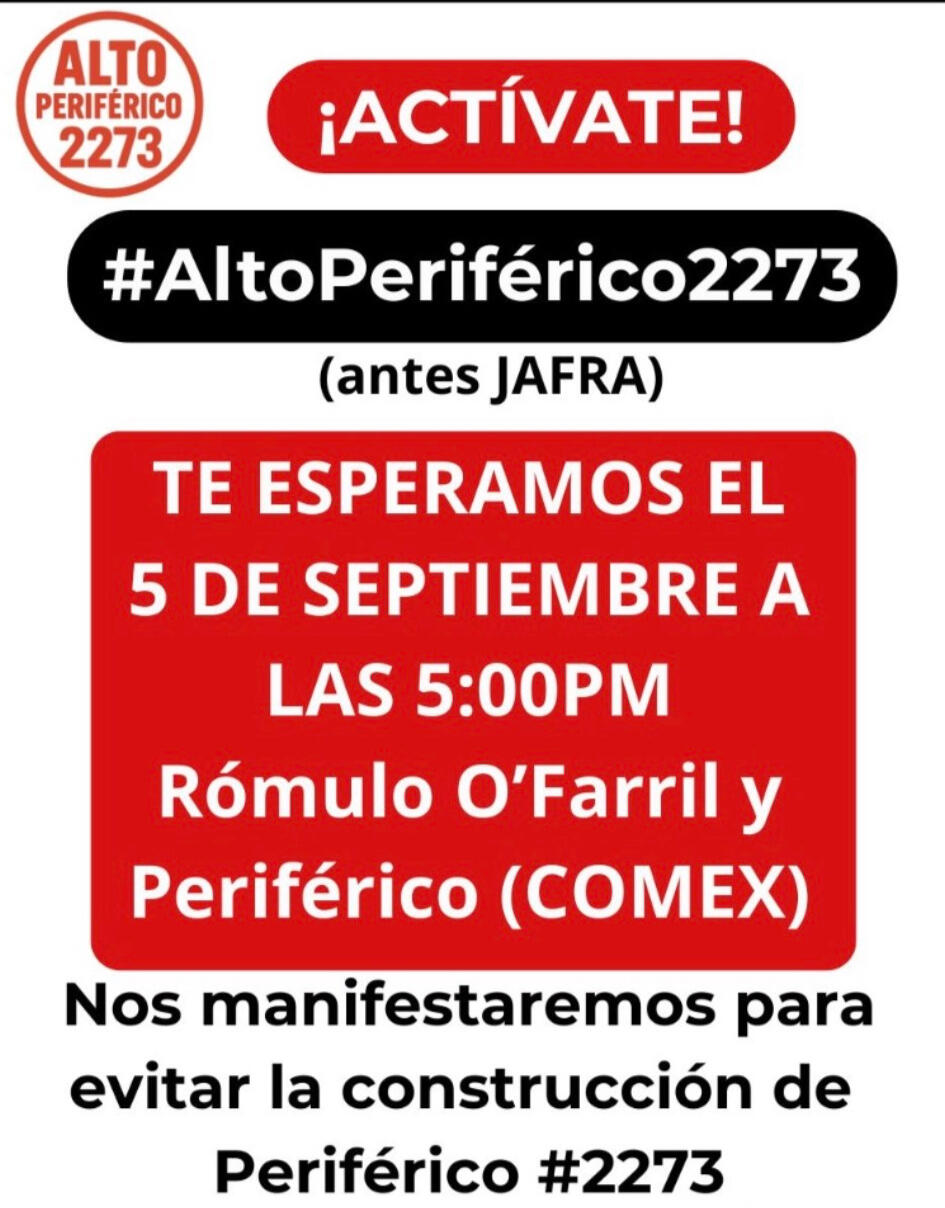 ALTO AL MEGAPROYECTO